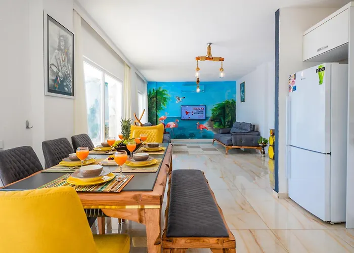 Sea View For 10 People In Kalkan Villa