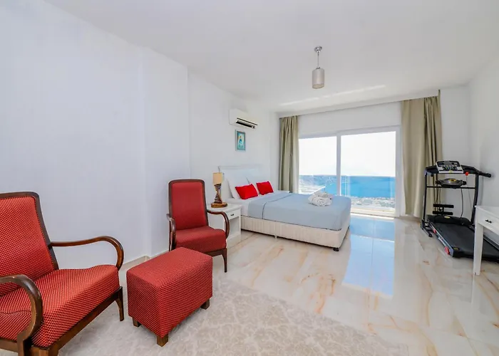 Sea View For 10 People In Kalkan *