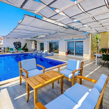 Sea View For 10 People In Kalkan 卡斯