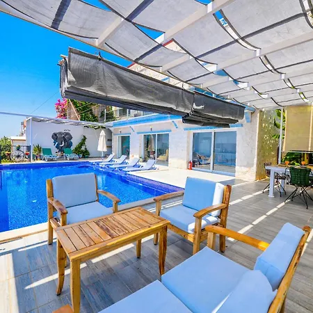 别墅 Sea View For 10 People In Kalkan *