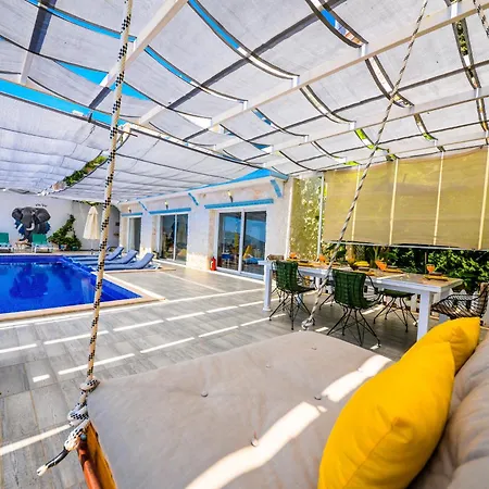 别墅 Sea View For 10 People In Kalkan 卡斯
