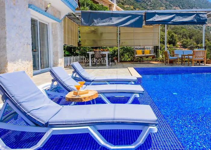 别墅 Sea View For 10 People In Kalkan