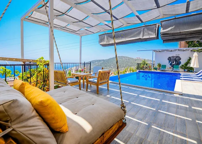 别墅 Sea View For 10 People In Kalkan *