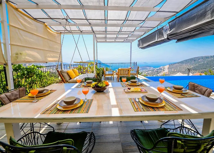 Sea View For 10 People In Kalkan