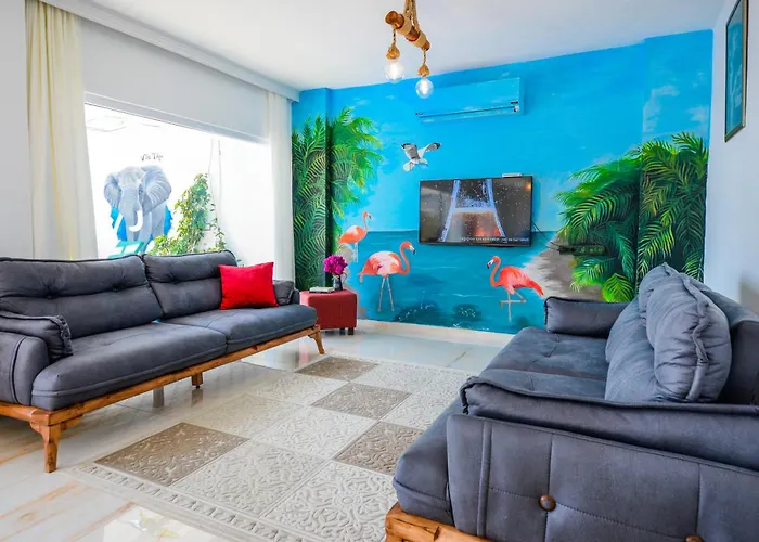 Sea View For 10 People In Kalkan 别墅 卡斯